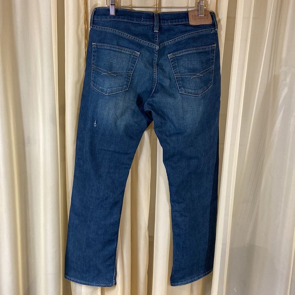 Signature Levi Strauss & Co S61 Relaxed Men Blue Jeans Size 32x32